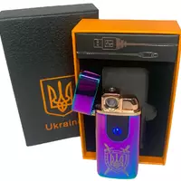 Електрична та газова запальничка Україна (з USB-зарядкою⚡️) HL-432 Colorful-ice