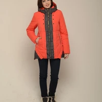 Куртка зимняя двухцветная оранжевая 3037