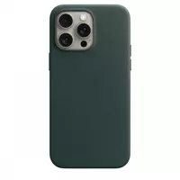 Leather Case With Magsafe iPhone 15 — Evergreen