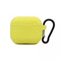 Airpods Case 1/2 Fabric Pattern — Yellow