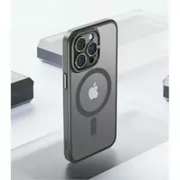 Rock Guard Anti-drop Series TPU Case with Magsafe iPhone 15 Pro Max — Titanium Grey