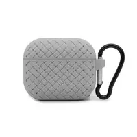 Airpods Case 1/2 Fabric Pattern — Gray