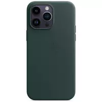 Leather Case with MagSafe iPhone 14 Pro — Forest Green