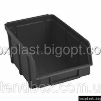 Пластиковые ящики для метизов, болтов, гаек 702 черный 75 х 100 х 155