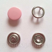 Кнопка 9,5 мм матовая № 133 - светло-розовая