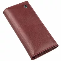 Женский кошелек на кнопке ST Leather 18855 Темно красный