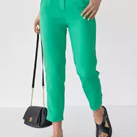 Классические брюки со стрелками PERRY - зеленый цвет, S (есть размеры)
