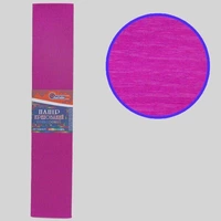 Креп-папір 35%, темно-рожевий 50*200см, засн.20г/м2, заг. 27г/м2