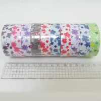 Скотч декоративний тканинний 1,5 см х 4м, mix (Ціна за штуку)