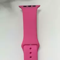 Силиконовый ремешок для умных часов Smart Watch 42/44 (Розовый)