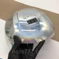 Лампа LED для маникюра Sun X 54Вт, серебристая