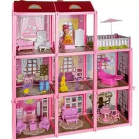 Ляльковий будиночок - Вілла D11410 з ляльками Kruzzel
