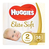 Подгузники Huggies Elite Soft Jumbo 2 (4-6 кг) 58 шт (5029053578071)