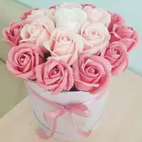 Букет з мильних квітів "pink"