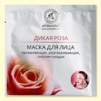Биоцеллюлозная лифтинг-маска Ароматика Дикая Роза., Вес 35 г.