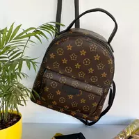 Каркасный рюкзак Fashion в стиле Луи коричневый РЛ77