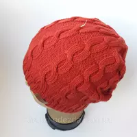 Женска шапка коса на флисе