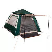 Палатка трехместная с тентом для кемпинга и туризма SY-22ZP003 FDSO   Серо-зеленый (59508231)