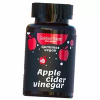 Яблочный уксус, Apple Cider Vinegar, Golden Pharm  60таб (72519003)